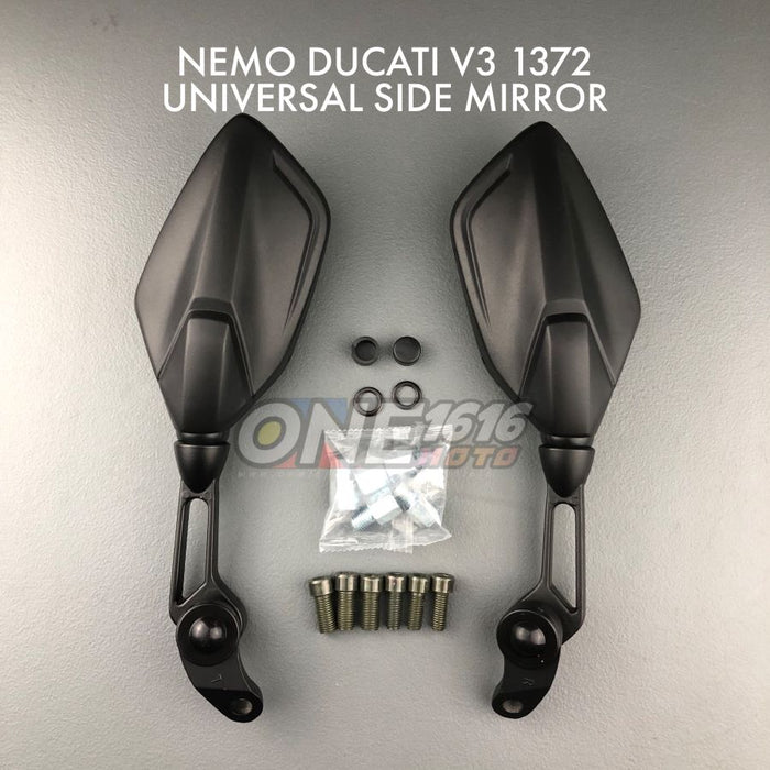 Nemo Ducati V3 Side Mirror New 2024 Model Universal (1372)