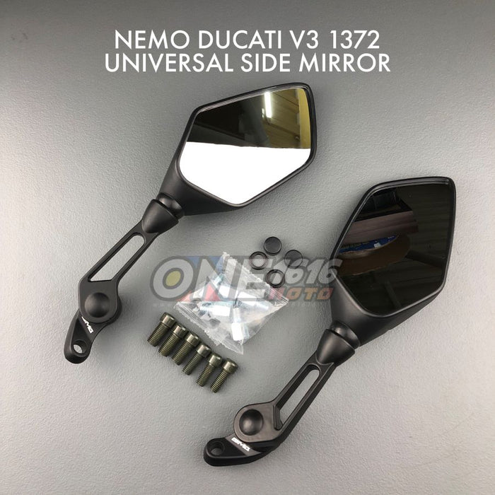 Nemo Ducati V3 Side Mirror New 2024 Model Universal (1372)