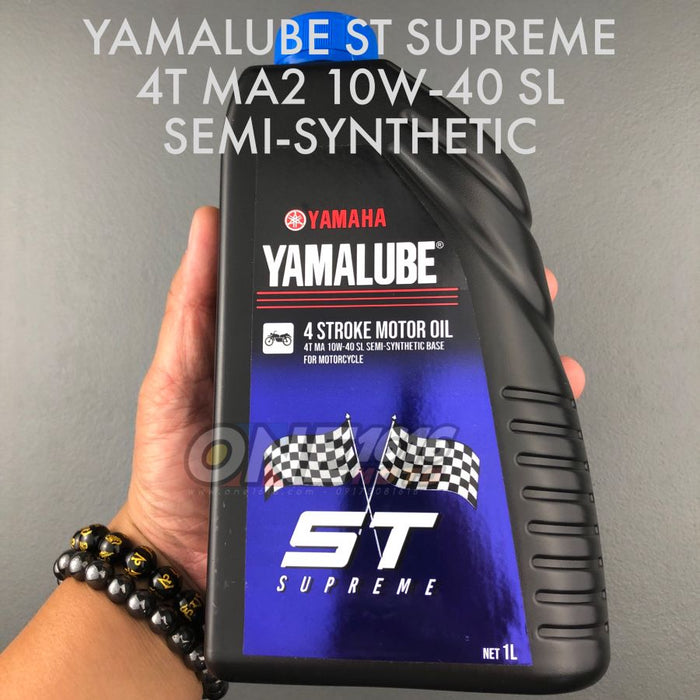 Yamaha Yamalube ST Supreme Semi Synthetic 10W40 1 Liter Engine Oil for Manual Transmission Motorcycles