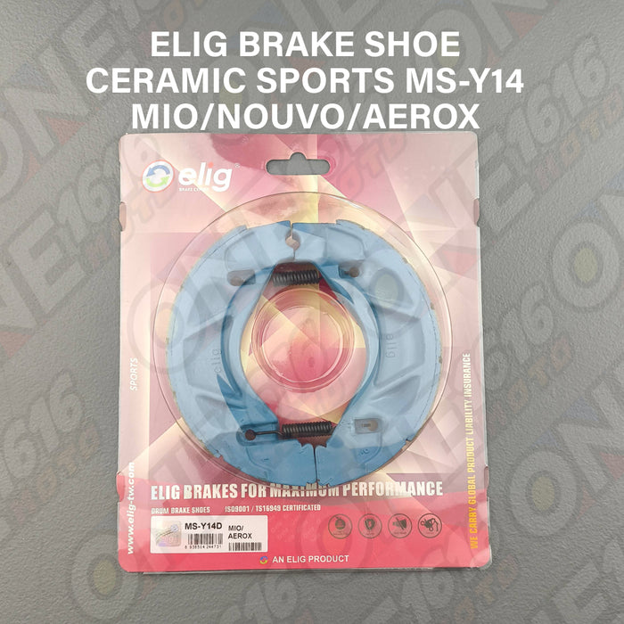 Elig Ceramic Brake Shoe MS-Y14 CSP Sports for Mio/Nouvo/Aerox