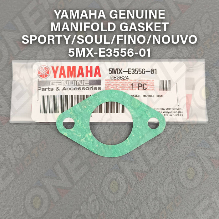Yamaha Genuine Manifold Gasket 5MX-E3556-01 for Mio Sporty/Soul/Fino/Nouvo