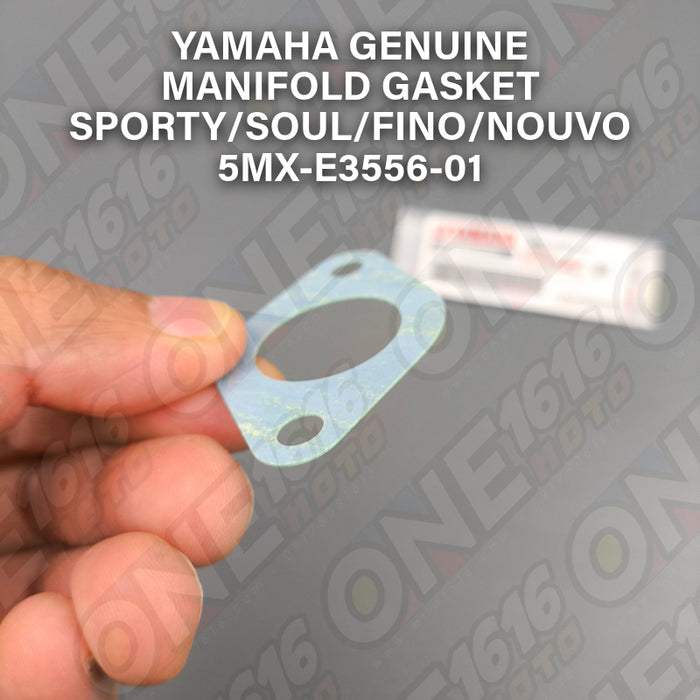 Yamaha Genuine Manifold Gasket 5MX-E3556-01 for Mio Sporty/Soul/Fino/Nouvo