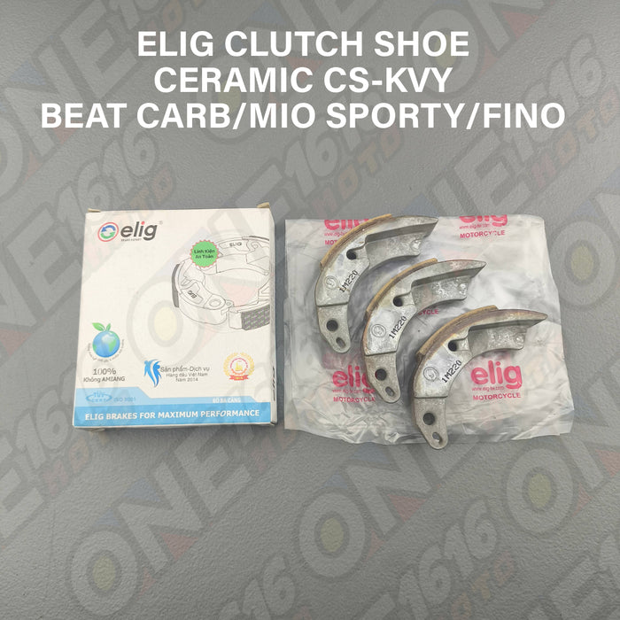 Elig Ceramic Clutch Shoe CS-KVY For Beat Carb/Mio Sporty/Fino/Soul/Panarea125