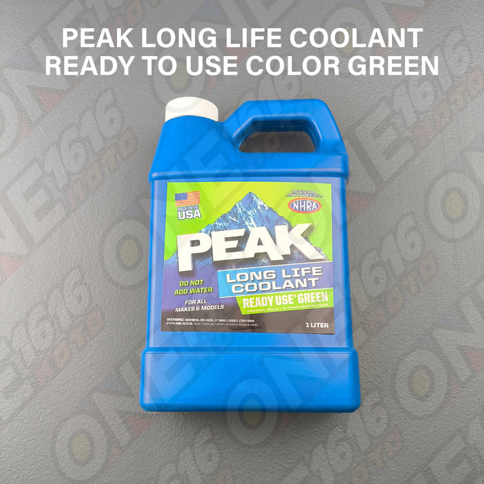 Peak Coolant Ready To Use GREEN Long Life Antifreeze Original