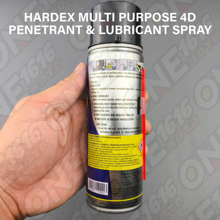 Hardex 4D Penetrant and Lubricant Spray Multi Purpose Use Original