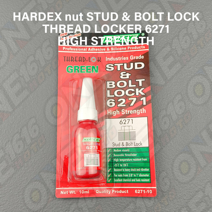 Hardex Thread Locker Stud and Bolt Lock 6271 Green High Strength Original