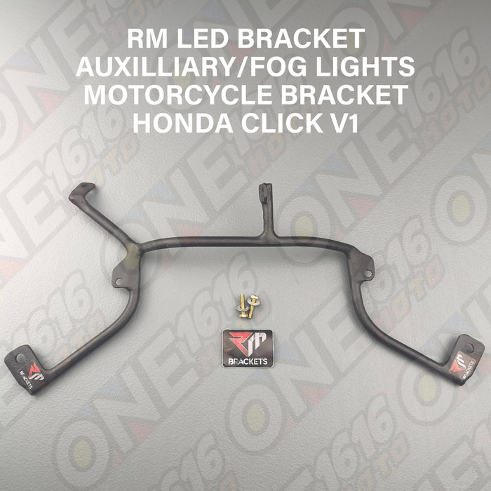 RM LED Bracket for Honda Click V1 Auxilliary ang Fog Lights Steel Bracket Heavy Duty