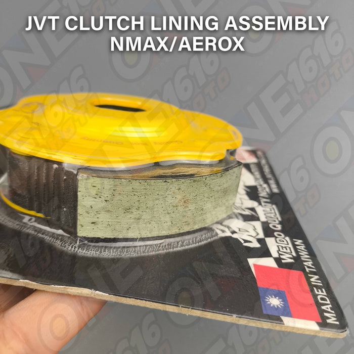 JVT Clutch Lining Assembly for Nmax/Aerox All Versions Heavy Duty Performance Parts Original