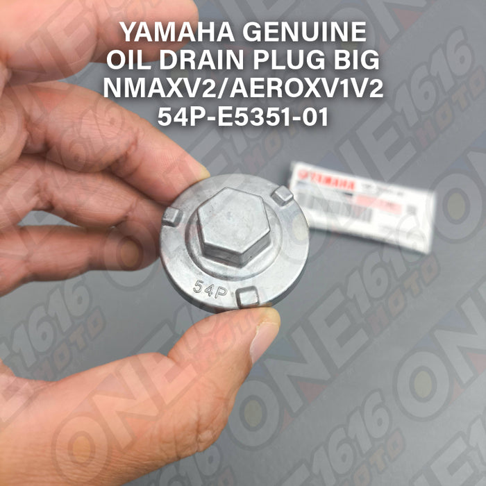 Yamaha Genuine Oil Drain Plug Big 54P-E5351-01 for Nmax V2 Aerox V1 V2