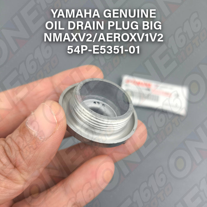 Yamaha Genuine Oil Drain Plug Big 54P-E5351-01 for Nmax V2 Aerox V1 V2