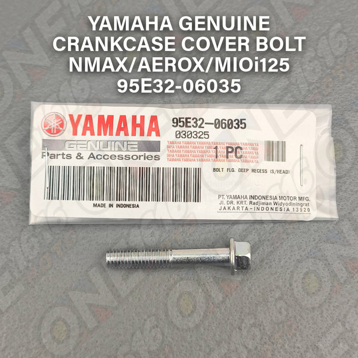 Yamaha Genuine Crankcase Inner Bolts Deep Recess 95E32-06035 for Nmax/Aerox/Mio i125/Gear/Soul/Gravis/Fazzio