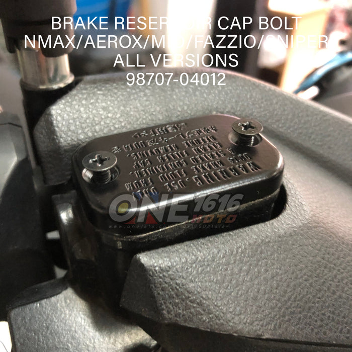 Yamaha Genuine Brake Reservoir Cap Bolt 98707-04012 for Nmax/Aerox/Mio/Sniper All Versions