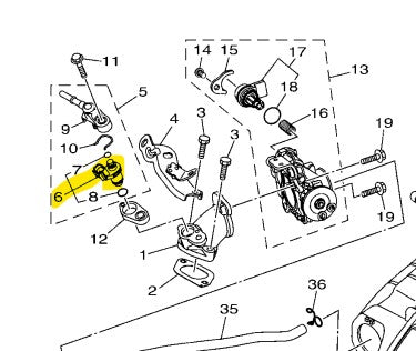 Yamaha Genuine Fuel Injector BB8-E3761-10 For Nmax/Aerox V1V2, Sniper155