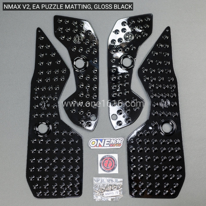 EA Puzzle Matting Original Gloss Black Heavy Duty For Nmax V2 V2.1