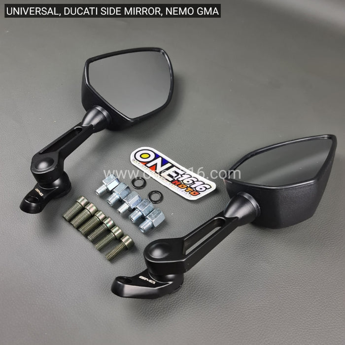 Nemo Ducati Side Mirror for Motorcycle and Scooters Model 1007 Universal