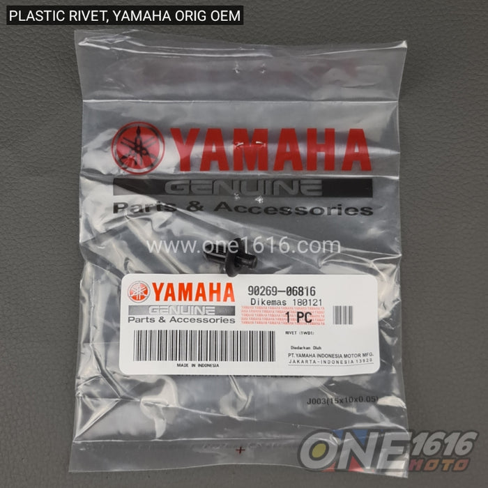 Yamaha Genuine Plastic Rivet 90269-06816 for Nmax/Aerox/Gravis/Fazzio/Mio/Sniper R2L2
