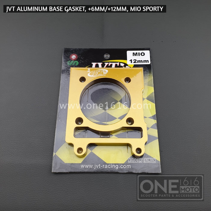 JVT Aluminum Base Gasket +12mm/+6mm For Mio Sporty Heavy Duty Performance Parts Original
