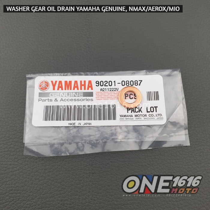 Yamaha Genuine Copper Washer Gear Oil Drain 90201-08087 for Nmax/Aerox/Mio i125