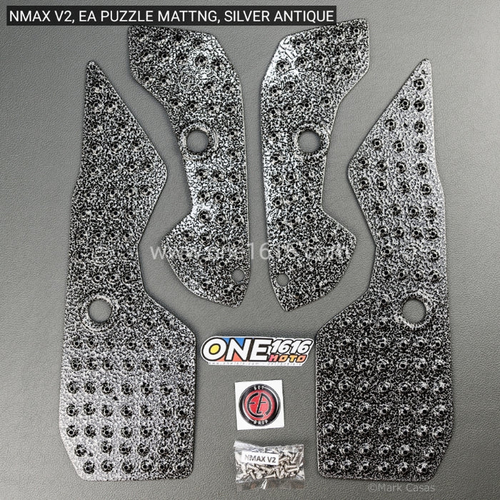 EA Puzzle Matting Original Antique Silver Heavy Duty For Nmax V2 V2.1