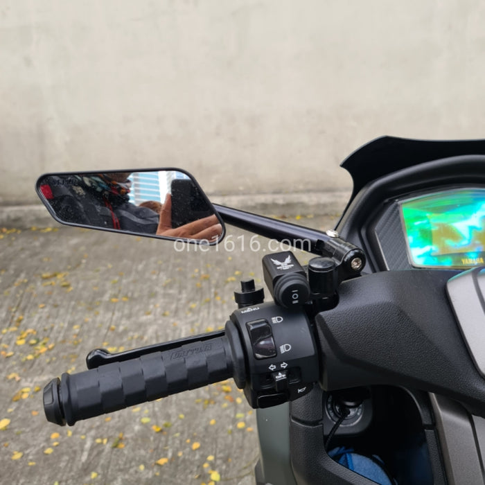 MHR Side Mirror Circuit Type for Motorcycle and Scooters Universal Original