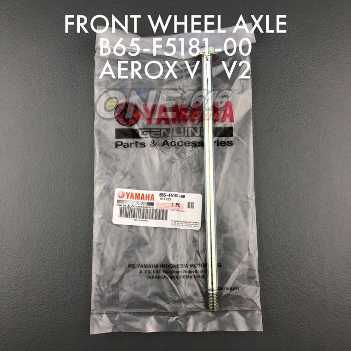 Yamaha Genuine Front Wheel Axle B65-F5181-00 for Aerox All Versions