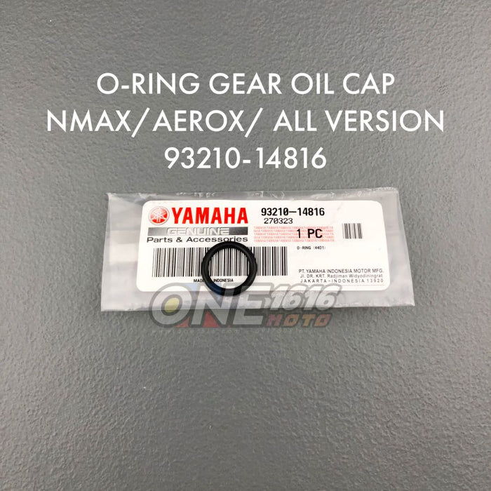 Yamaha Genuine O-Ring Gear Oil Cap 93210-14816 for Nmax/Aerox All Versions