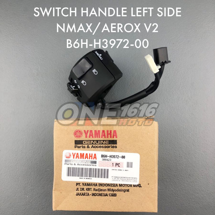 Yamaha Genuine Switch Handle Left Hand B6H-H3972-00 For Nmax/Aerox V2