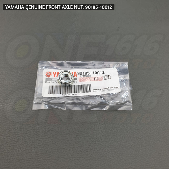 Yamaha Genuine Front Axle Nut Self Locking 90185-10012 for Nmax/Aerox/Sniper/Mxi All Version