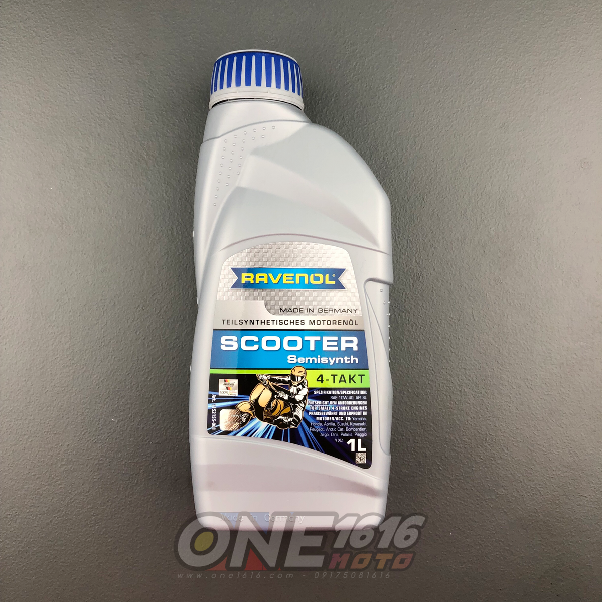 Ravenol Scooter 4T 10W40 Semi-Synthetic Engine Oil 1 Liter Original Ma ...