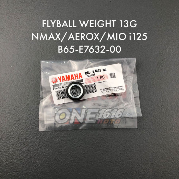 Yamaha Genuine Flyball Weight 13 Grams B65-E7632-00 for Nmax/Aerox/Mio i125 All Version