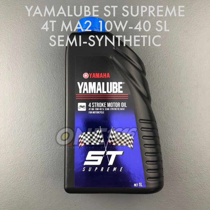 Yamaha Yamalube ST Supreme Semi Synthetic 10W40 1 Liter Engine Oil for Manual Transmission Motorcycles