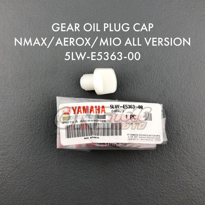 Yamaha Genuine Gear Oil Plug Cap 5LW-E5363-00 for Nmax/Aerox/Mio i125 All Version