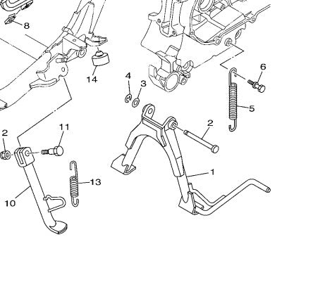 Yamaha Genuine Center Stand 40C-F7111-00 for Mio Soul/Sporty