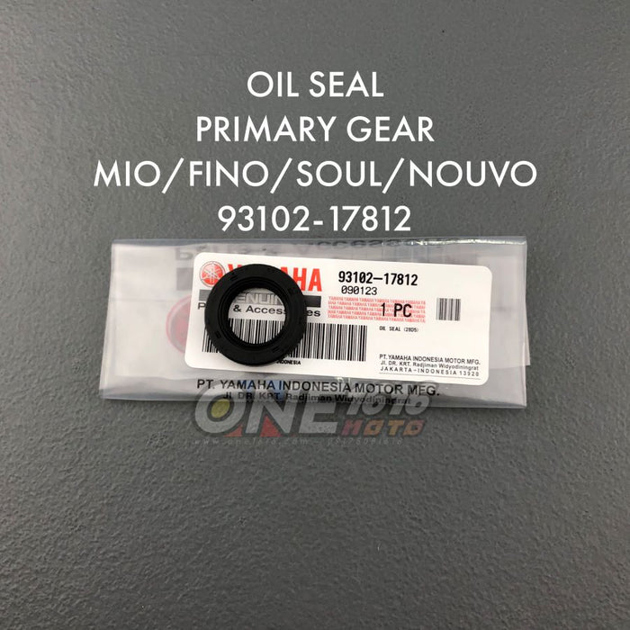 Yamaha Genuine Primary Gear Oil Seal 93102-17812 for Mio Sporty/Fino/Nouvo/Soul/MXi