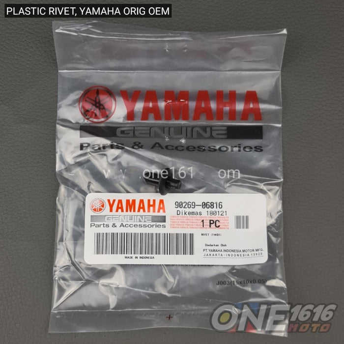 Yamaha Genuine Plastic Rivet 90269-06816 for Nmax/Aerox/Gravis/Fazzio/Mio/Sniper R2L2