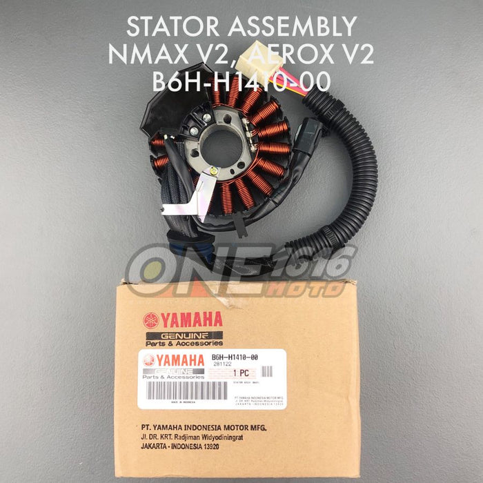 Yamaha Genuine Stator Assembly B6H-H1410-00 for Nmax V2, Aerox V2
