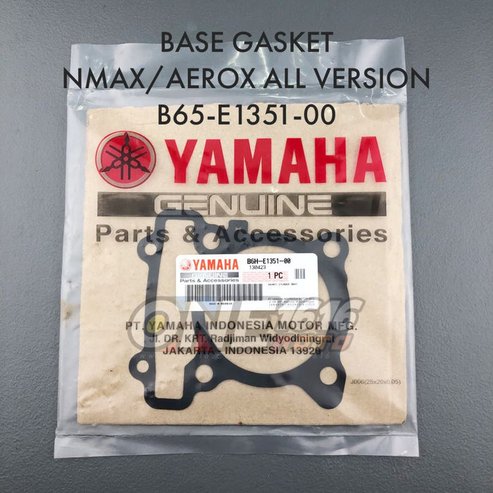 Yamaha Genuine Cylinder Base Gasket B6H-E1351-00 for Nmax/Aerox All Versions