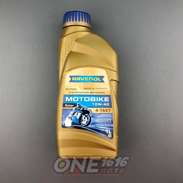 Ravenol Motobike 4T 10W40 Synthetic Ester Engine Oil 1 Liter Original ...