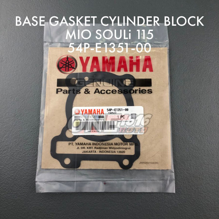 Yamaha Genuine Cylinder Base Gasket 54P-E1351-00 for Mio Soul i115