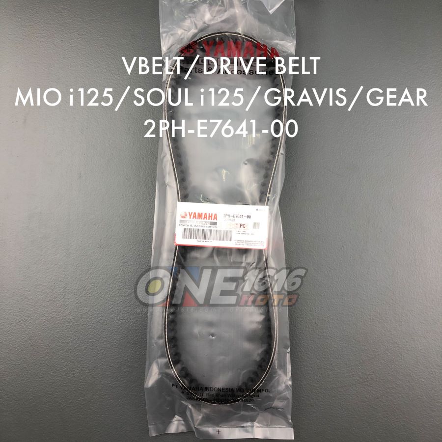 v belt gear Yamaha Genuine V-belt 2PH-E7641-00 for Mio i125/Soul i125/Gravis/Gear —  ONE1616 Motorcycle Parts & Accessories Shop