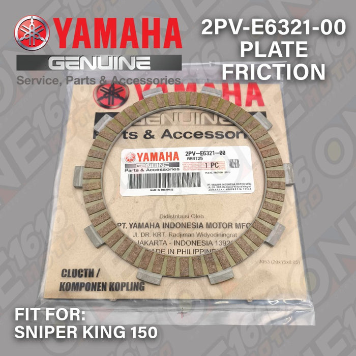 Yamaha Genuine Clutch Lining Friction Plate 2PV-E6321-00 for Sniper King 150