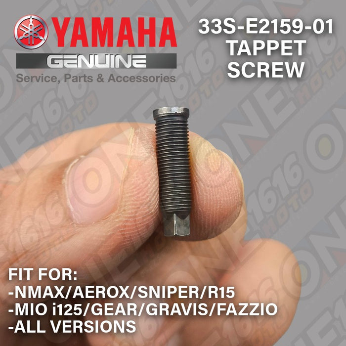 Yamaha Genuine Tappet Screw Rocker Arm 33S-E2159-01 for Nmax/Aerox/Sniper/R15/Mio i125/Gear/Gravis/Fazzio
