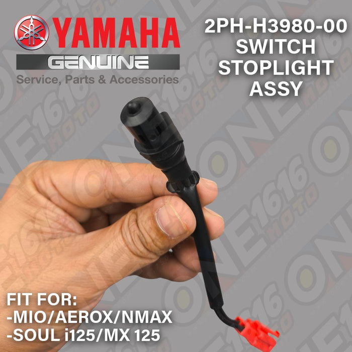 Yamaha Genuine Switch Stoplight Assembly 2PH-H3980-00 for Mio/Nmax/Aerox/Soul/Mx125