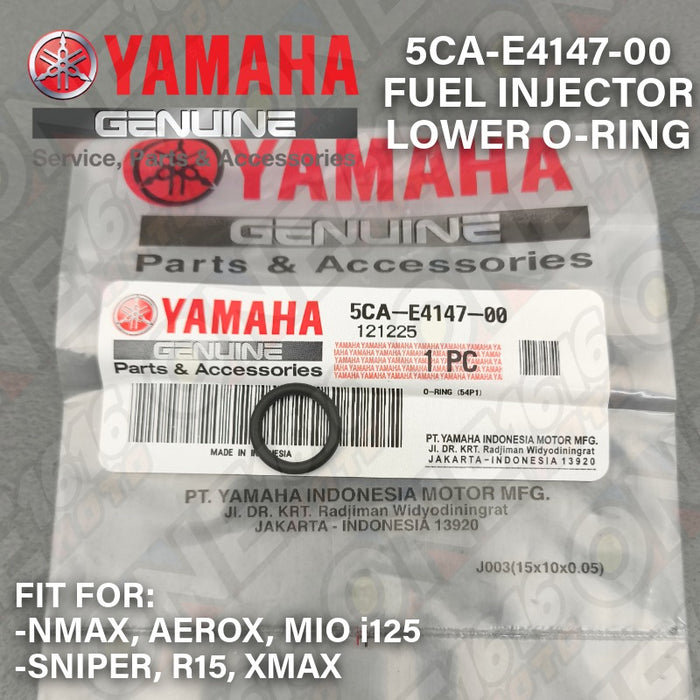 Yamaha Genuine Fuel Injector Lower O-Ring 5CA-E4147-00 NMAX Aerox Mio i125 M3 Sniper R15 XMAX