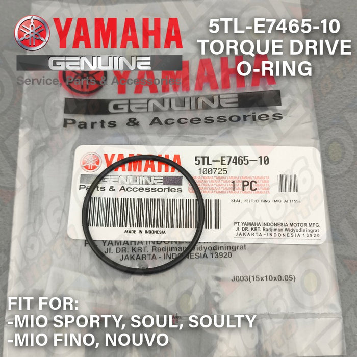 Yamaha Genuine Torque Drive O-Ring 5TL-E7465-10 Mio Sporty Soul Soulty Fino Carb Nouvo