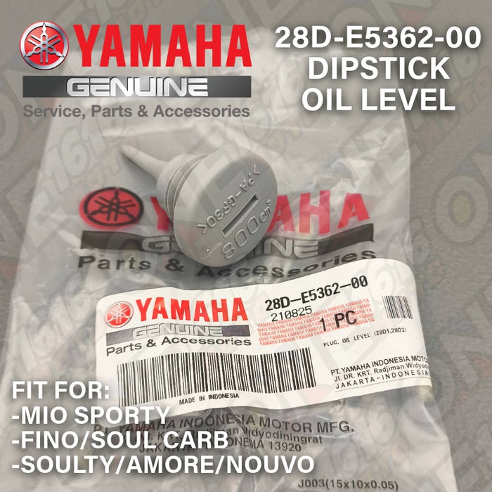 Yamaha Genuine Dipstick Plug Oil Level 28D-E5362-00 for Mio Sporty/Fino,Soul Carb/Soulty/Amore/Nouvo