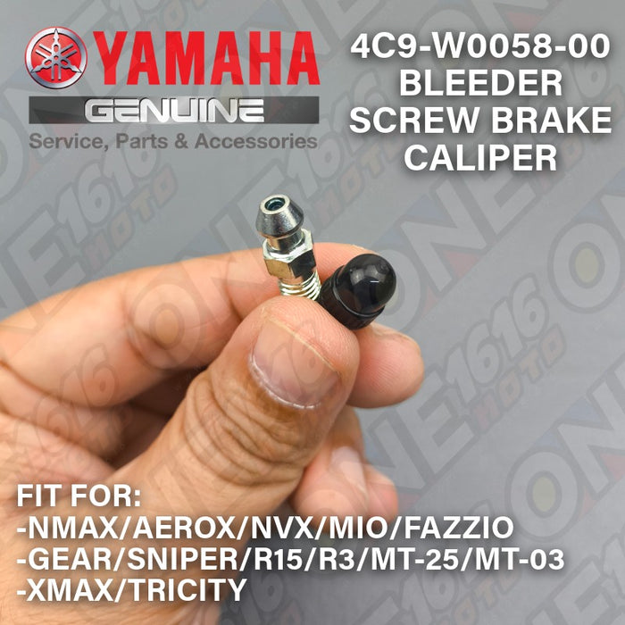 Yamaha Genuine Caliper Bleeder with Cap 4C9-W0048-00 for NMAX/Aerox/Mio/Sniper/R15