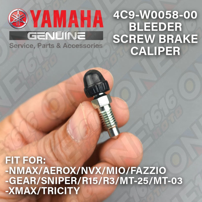 Yamaha Genuine Caliper Bleeder with Cap 4C9-W0048-00 for NMAX/Aerox/Mio/Sniper/R15