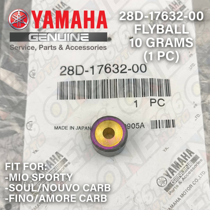 Yamaha Genuine Flyball Weight 10 Grams 28D-17632-00 for Mio Sporty/Soul/Nouvo/Fino/Amore