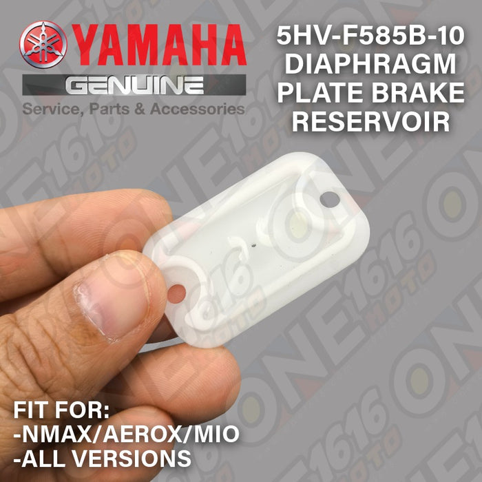 Yamaha Genuine Plate Diaphragm Brake Reservoir 5HV-F585B-10 for Nmax/Aerox/Mio All Version